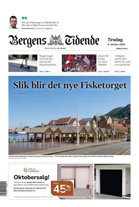 Cover of Bergens Tidende