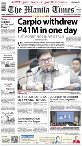 Cover of The Manila Times
