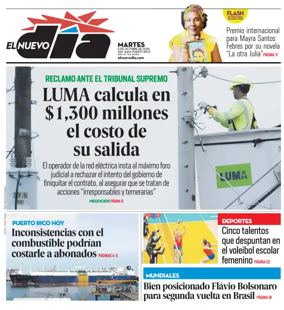 Cover of El Nuevo Dia