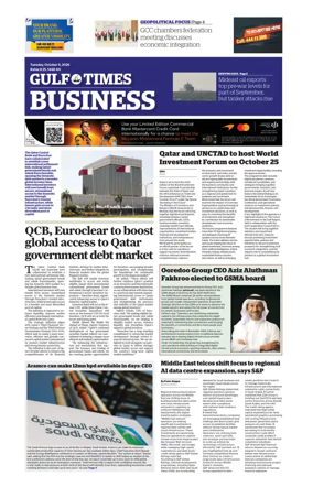 Cover of Gulf Times Business
