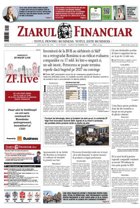 Cover of Ziarul Financiar