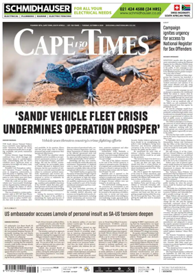 Cover of Cape Times