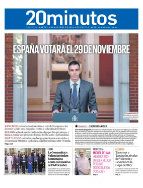 Cover of 20 Minutos Valencia