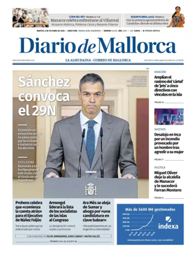 Cover of Diario de Mallorca