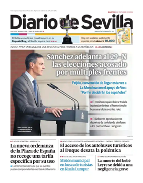 Cover of Diario de Sevilla
