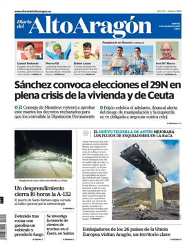 Cover of Diario del Alto Aragon