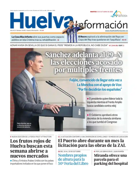 Cover of Huelva Informacion