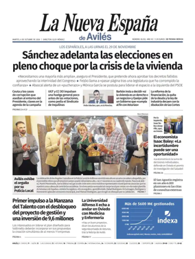 Cover of La Nueva Espana (Aviles)