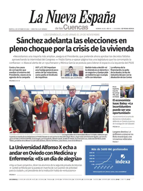 Cover of La Nueva Espana (Cuencas)