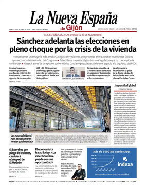 Cover of La Nueva Espana (Gijon)