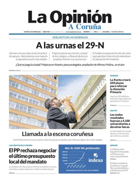Cover of La Opinion de A Coruna