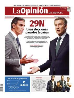 Cover of La Opinion de Murcia