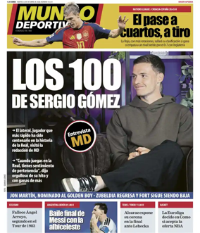 Cover of Mundo Deportivo (Gipuzkoa)