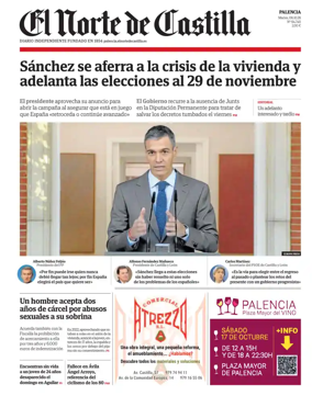 Cover of Norte de Castilla (Palencia)