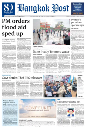 Cover of Bangkok Post