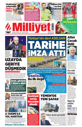Cover of Milliyet