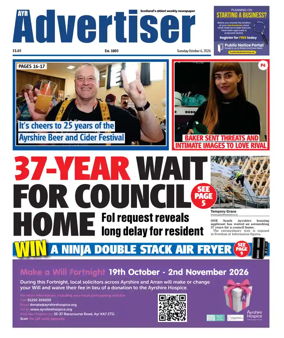 Cover of Ayr Advertiser