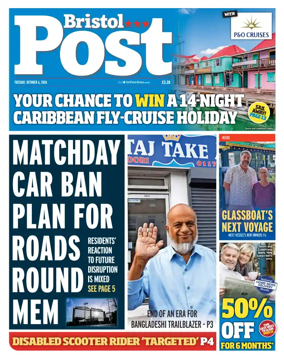 Cover of Bristol Post