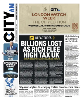 Cover of City AM