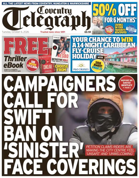 Cover of Coventry Telegraph