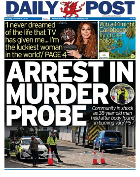 Cover of Daily Post (North Wales)