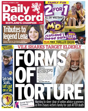 Cover of Daily Record