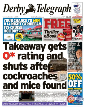 Cover of Derby Telegraph