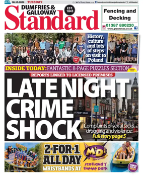 Cover of Dumfries & Galloway Standard