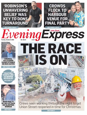 Cover of Evening Express