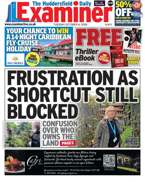 Cover of Huddersfield Daily Examiner