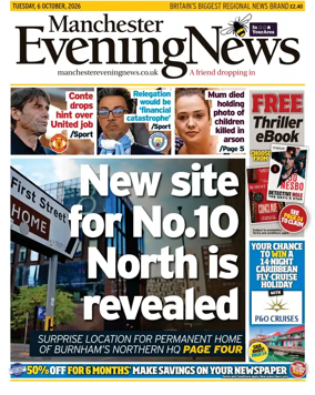 Cover of Manchester Evening News