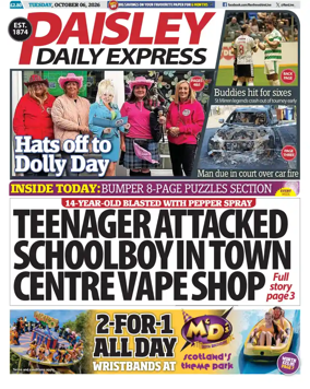Cover of Paisley Daily Express