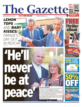 Cover of Teesside Evening Gazette