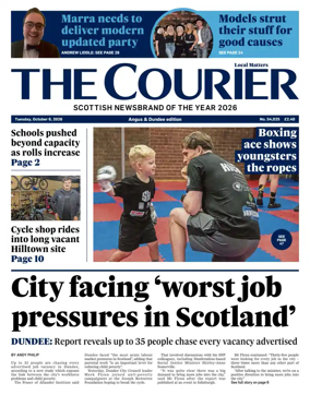 Cover of The Courier & Advertiser (Angus and Dundee)