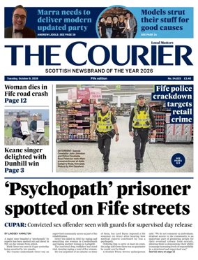 Cover of The Courier & Advertiser (Fife Edition)