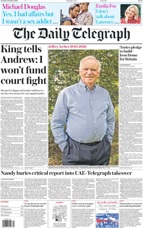 Cover of The Daily Telegraph