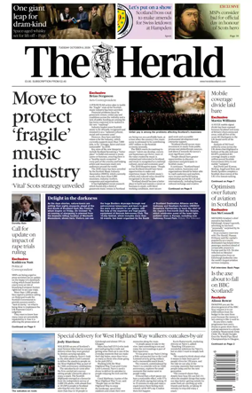 Cover of The Herald (Scotland)