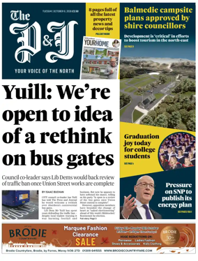 Cover of The Press and Journal (Aberdeen and Aberdeenshire)
