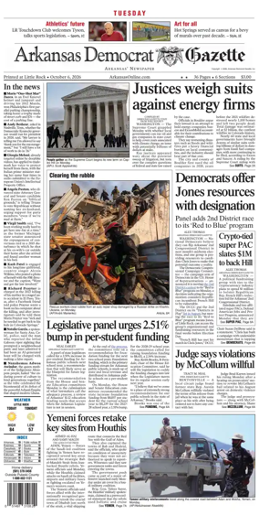 Cover of Arkansas Democrat-Gazette