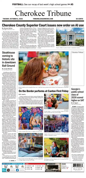 Cover of Cherokee Tribune
