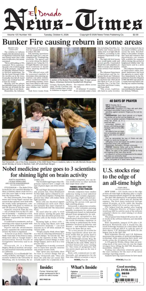 Cover of El Dorado News-Times (VCID - Camden News)