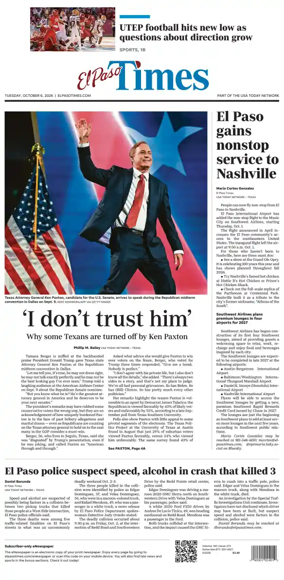Cover of El Paso Times