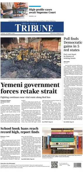 Cover of Great Falls Tribune