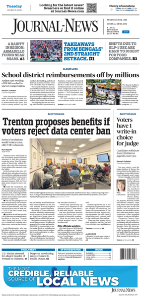 Cover of Hamilton Journal News