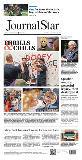 Cover of Journal Star (Peoria)