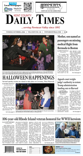 Cover of Kent County Daily Times