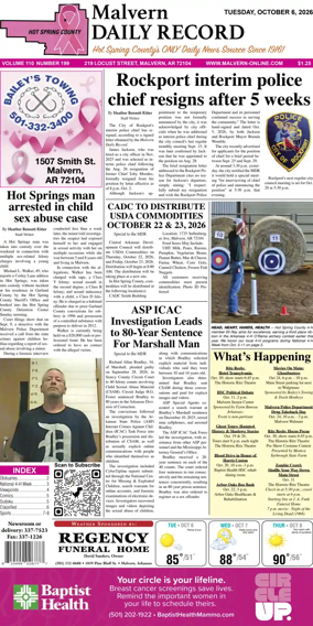 Cover of Malvern Daily Record