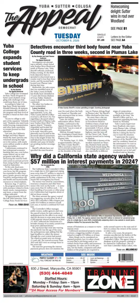 Cover of Marysville Appeal-Democrat