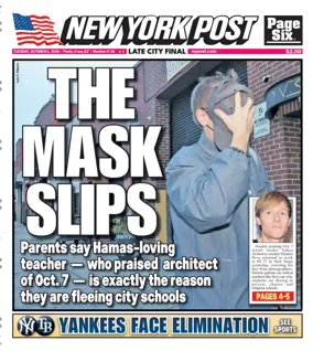 Cover of New York Post