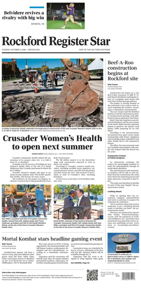 Cover of Rockford Register Star